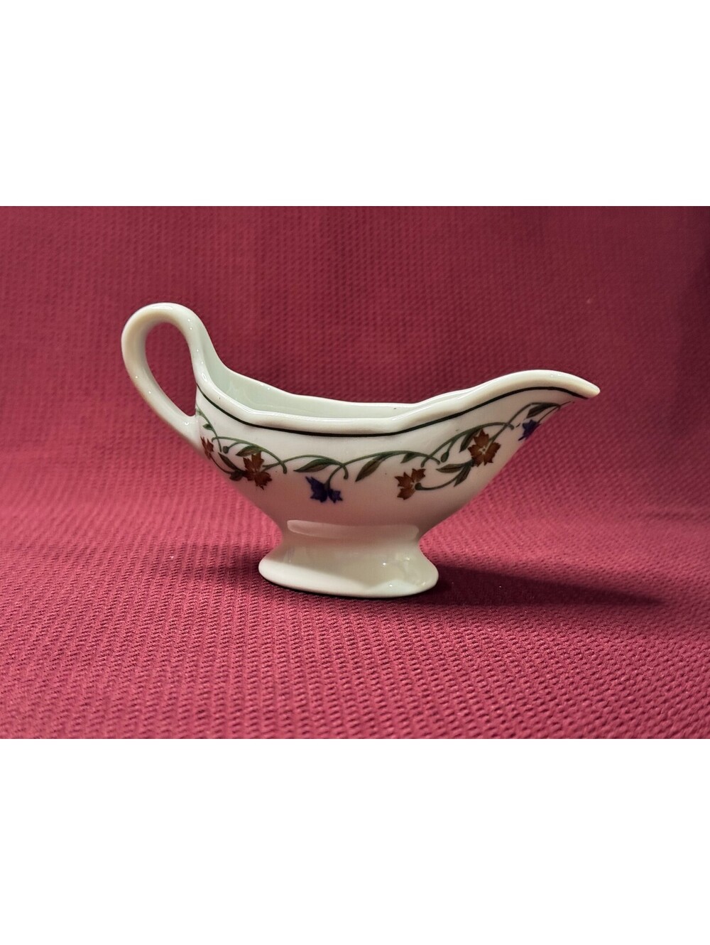 Vintage Shenango China Gravy Boat 1960s Floral Restaurant Ware USA